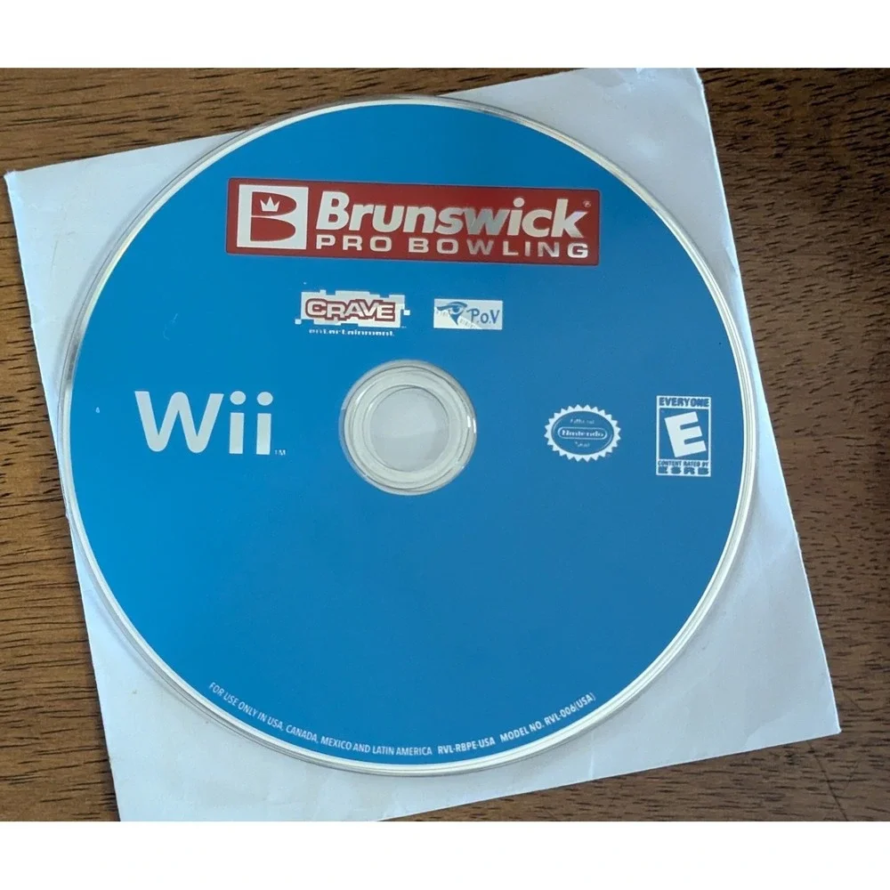 Brunswick Pro Bowling Nintendo Wii, 2007 Fast Same Day Shipping